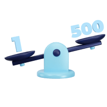 Leverage <br class='hidden tablet:block'/> Up To 500:1